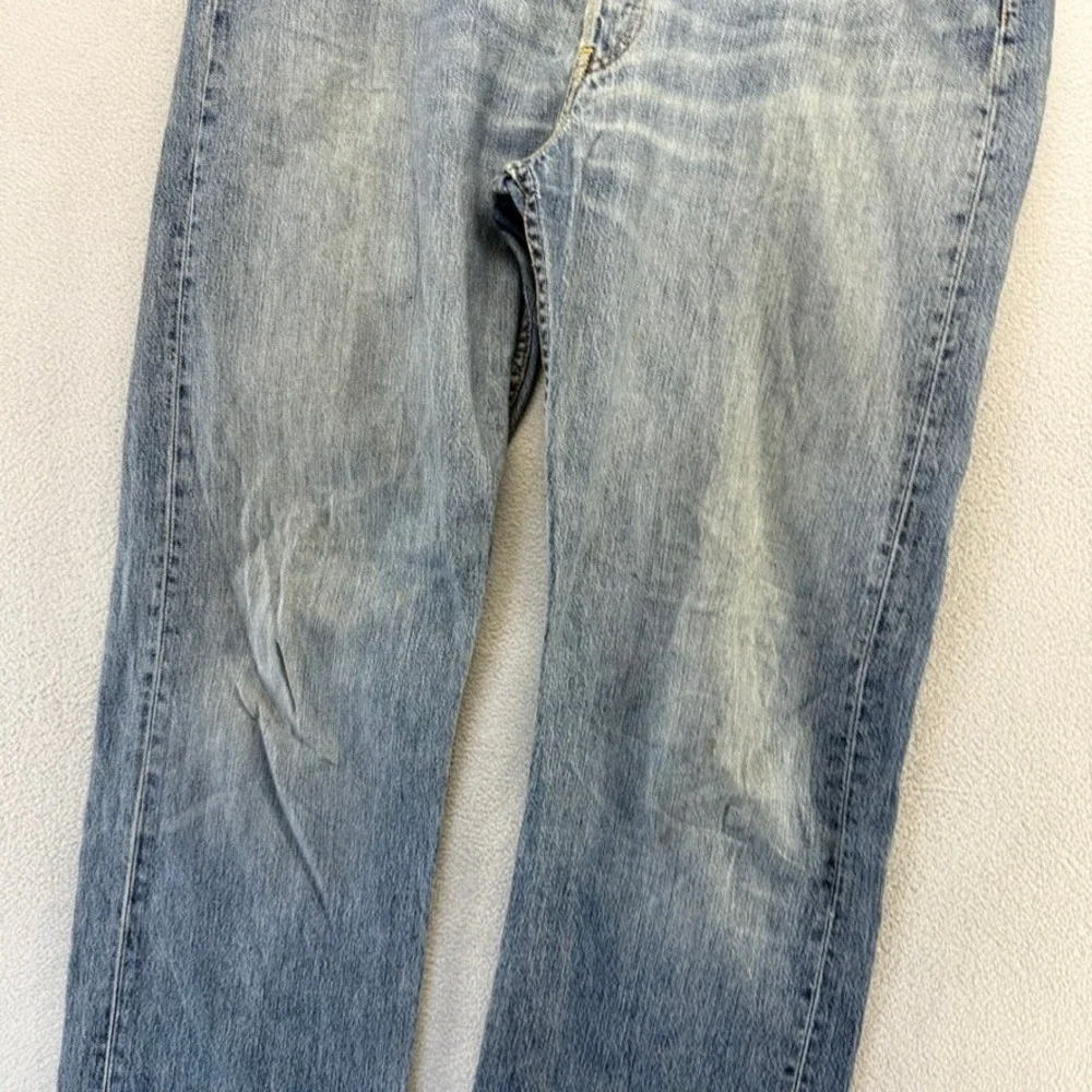 Vintage Levis 501 Jeans Mens 36x36 Blue Straight Leg Distressed Button Fly y2k